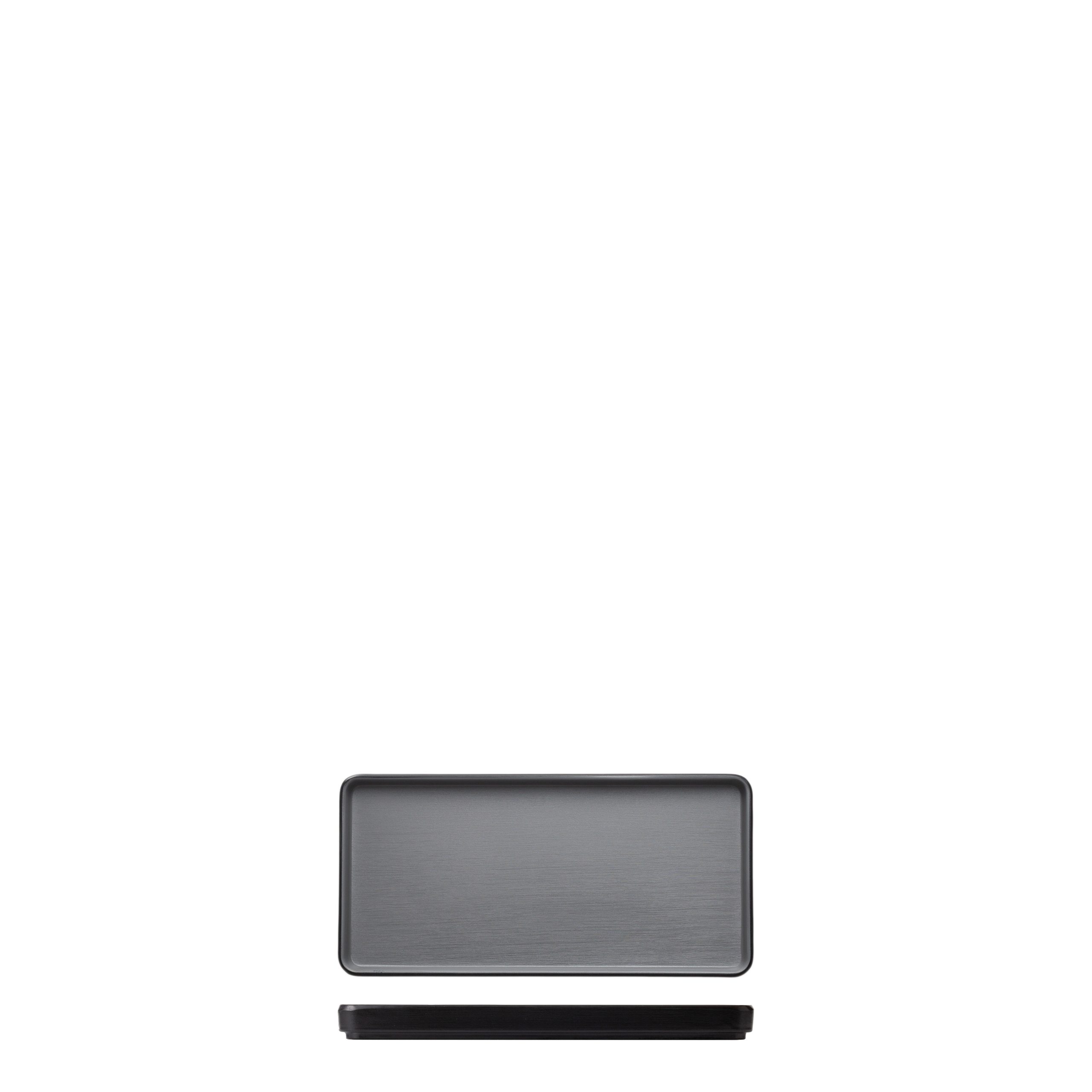 COU COU Dual Colour Grey & Black Rectangular Platter