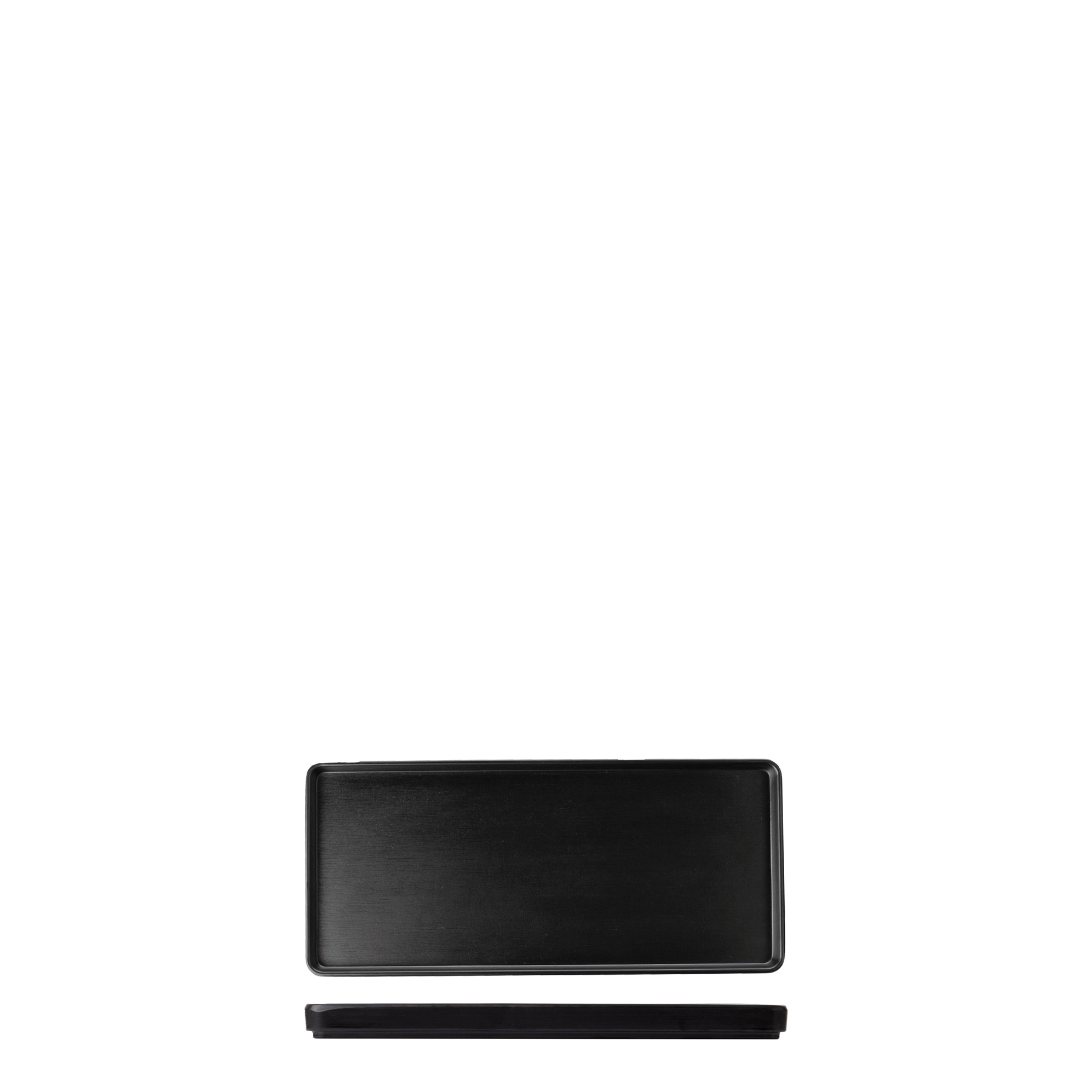 COU COU Dual Colour Black & Black Rectangular Platter