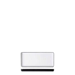 COU COU Dual Colour White & Black Rectangular Platter