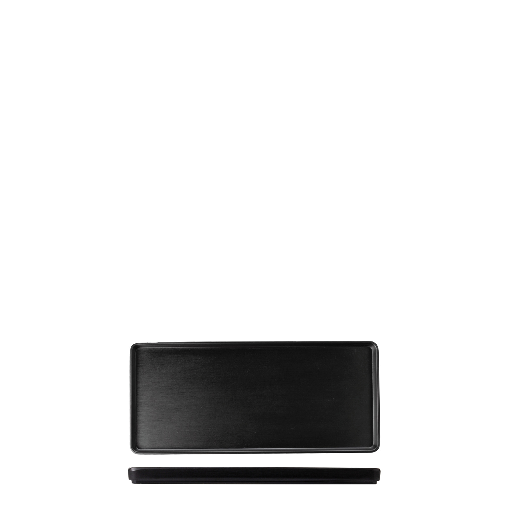COU COU Dual Colour Black & Black Rectangular Platter