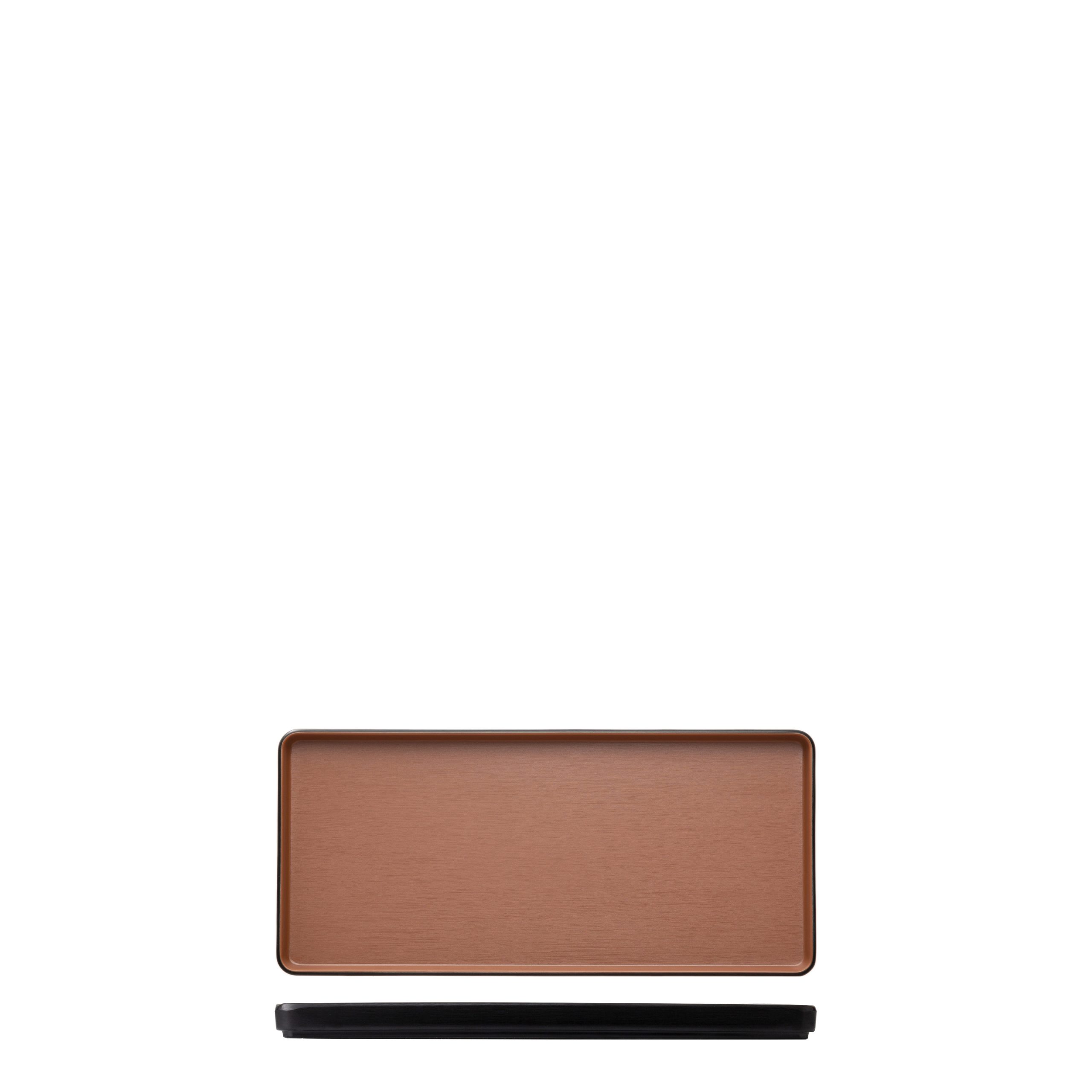 COU COU Dual Colour Brown & Black Rectangular Platter