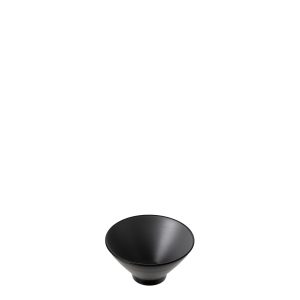 COU COU Dual Colour Grey & Black V-Shape Round Bowl