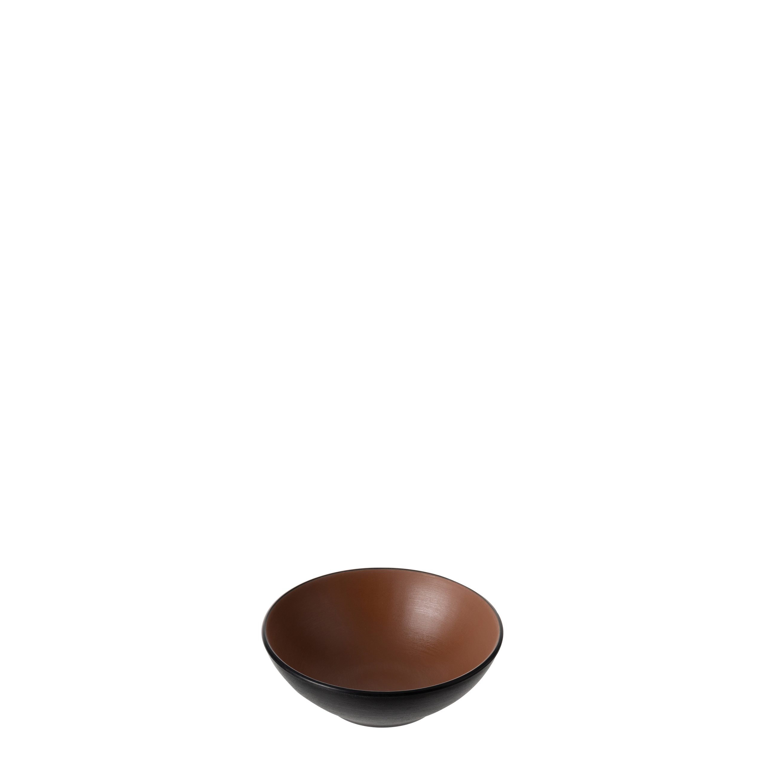 COU COU Dual Colour Brown & Black Round Bowl