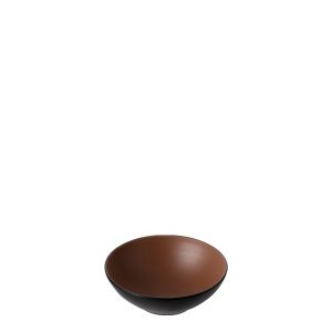COU COU Dual Colour Brown & Black Round Bowl