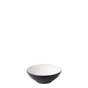 COU COU Dual Colour White & Black Round Bowl