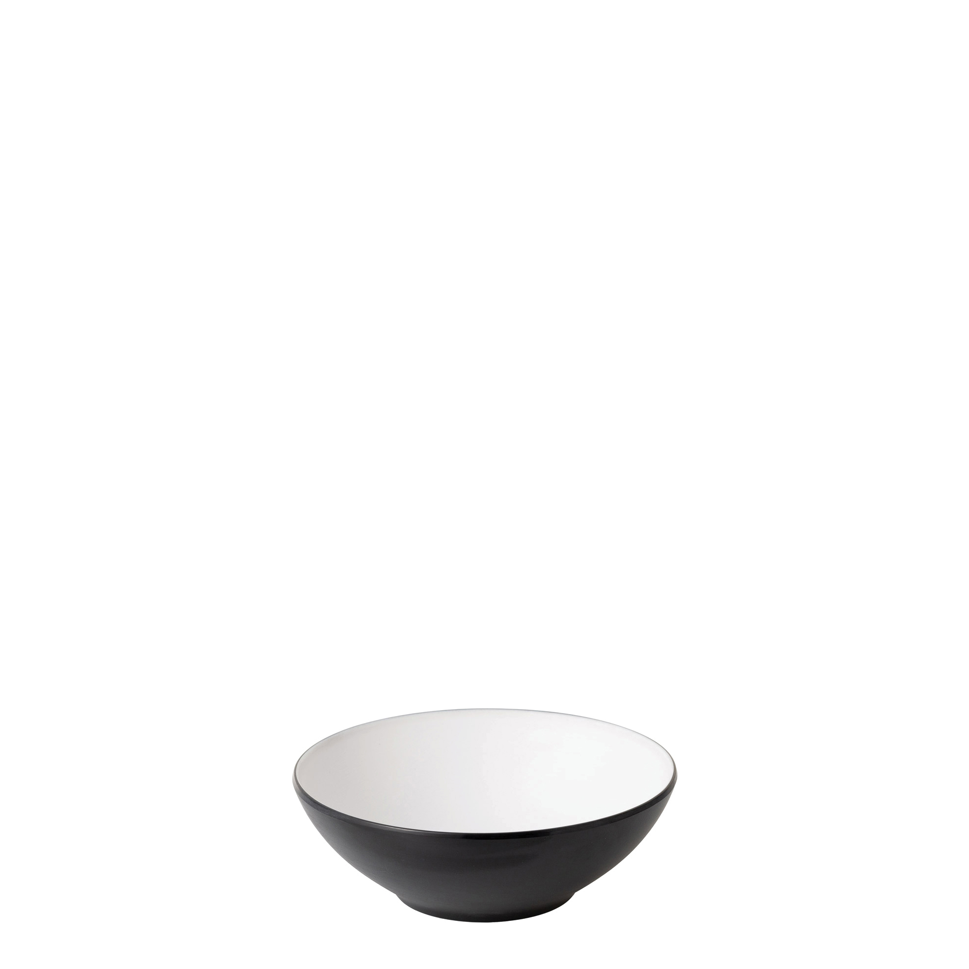 COU COU Dual Colour White & Black Round Bowl