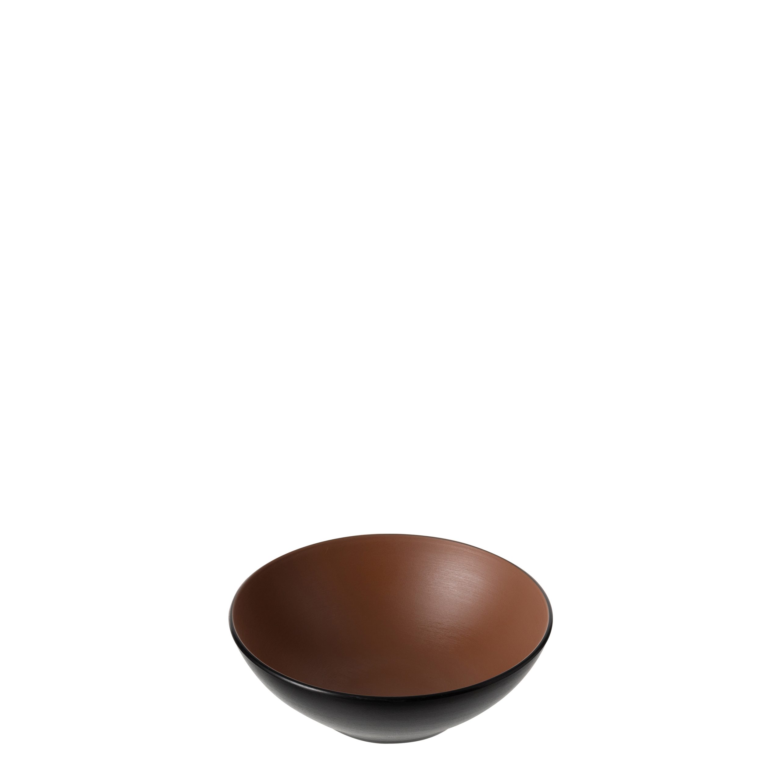 COU COU Dual Colour Brown & Black Round Bowl