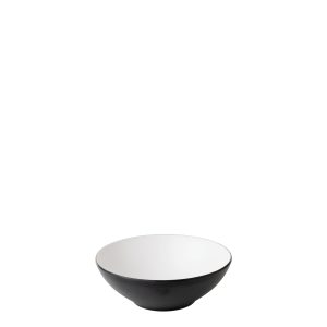 COU COU Dual Colour White & Black Round Bowl