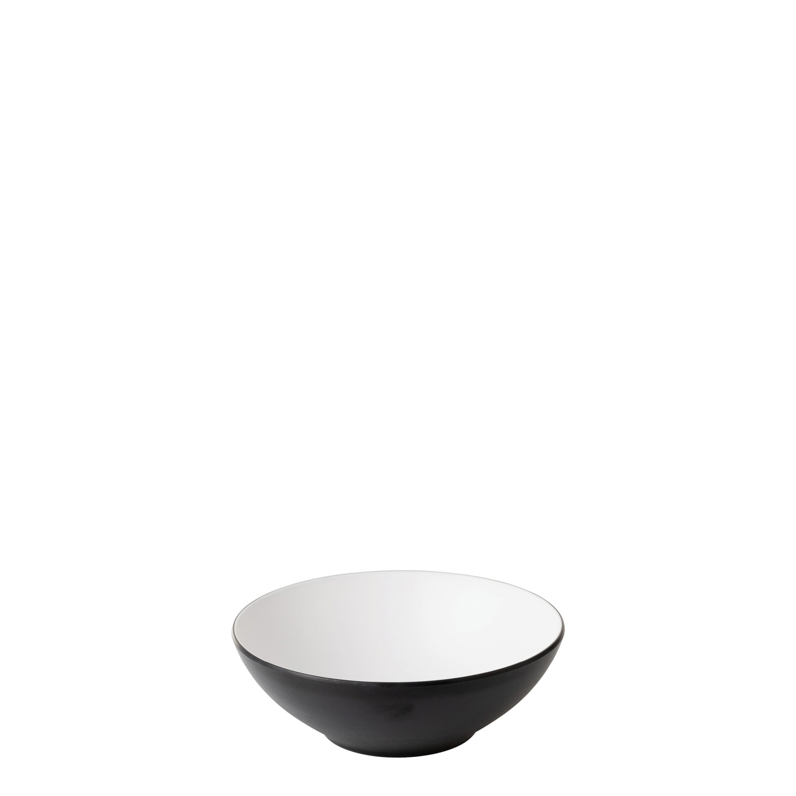 COU COU Dual Colour White & Black Round Bowl