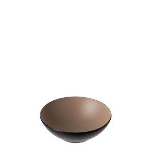 COU COU Dual Colour Beige & Black Round Bowl