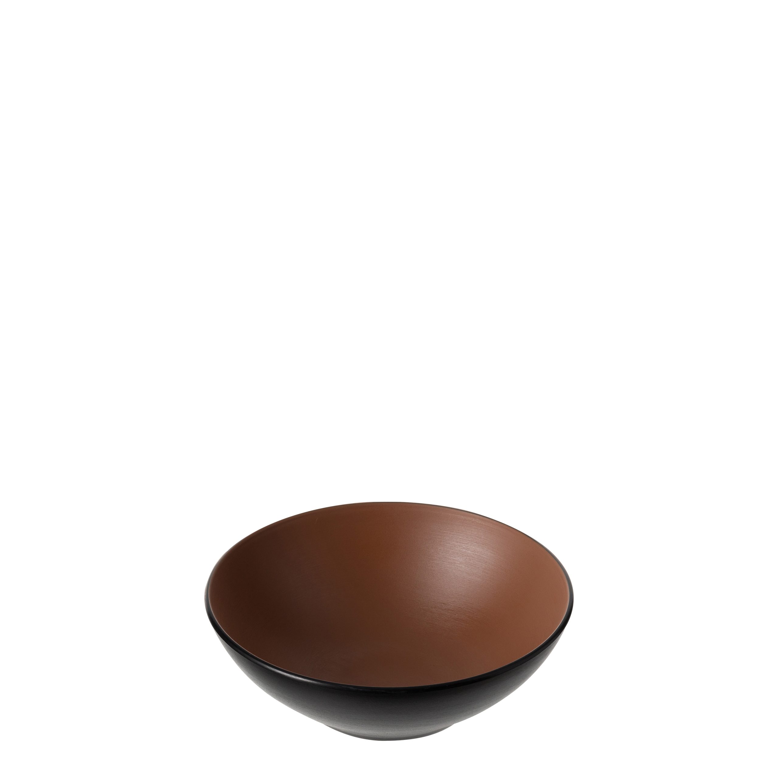 COU COU Dual Colour Brown & Black Round Bowl