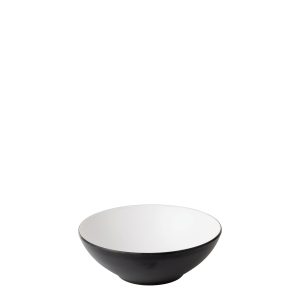 COU COU Dual Colour White & Black Round Bowl