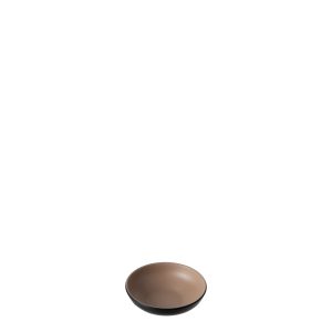 COU COU Dual Colour Beige & Black Round Bowl