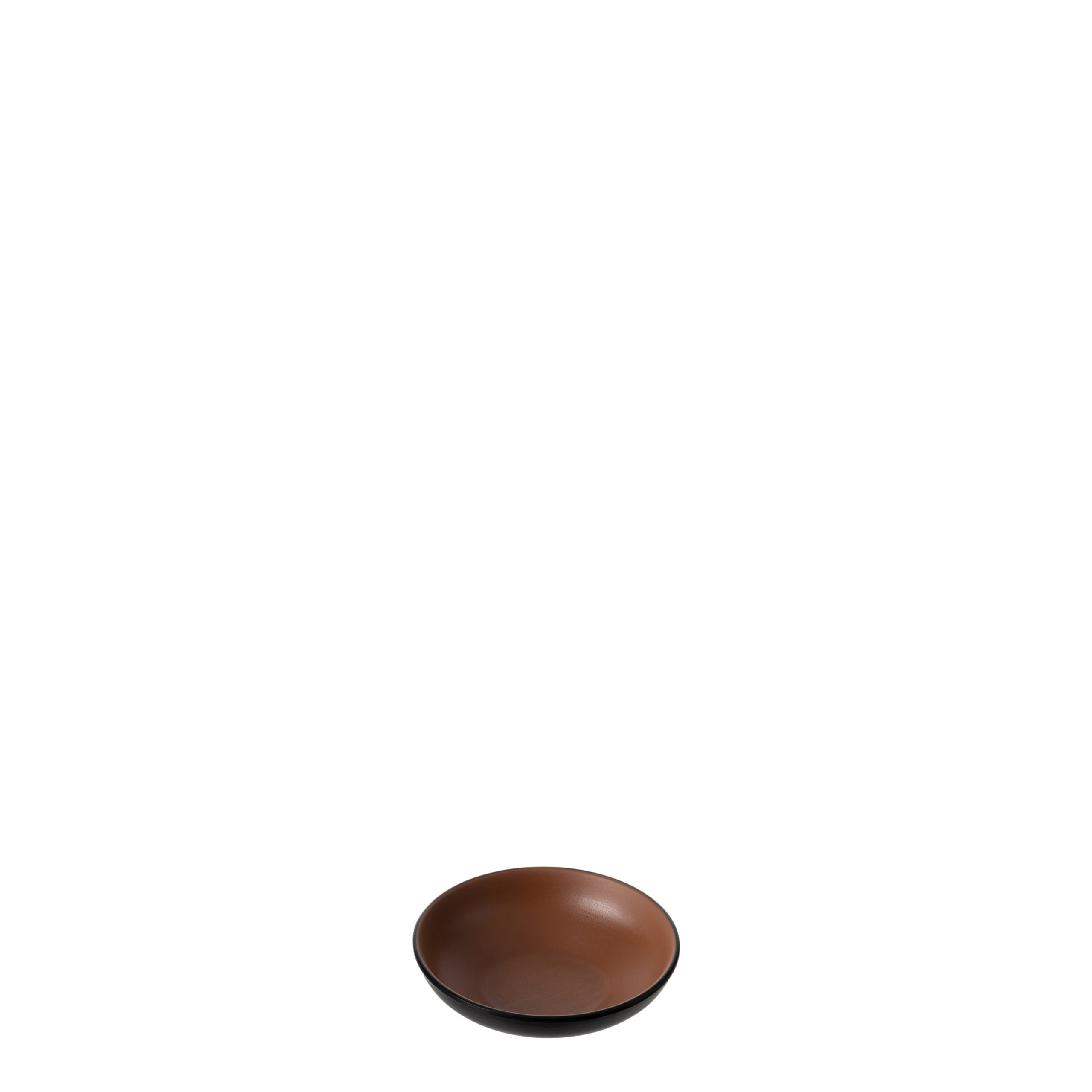 COU COU Dual Colour Brown & Black Round Bowl