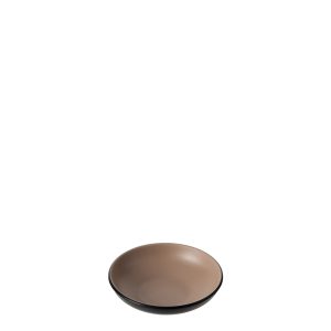 COU COU Dual Colour Beige & Black Round Bowl
