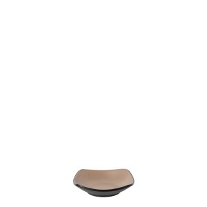 COU COU Dual Colour Beige & Black Square Bowl