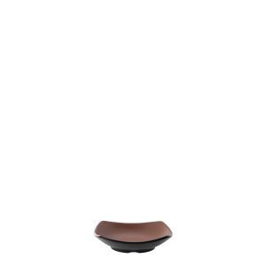 COU COU Dual Colour Brown & Black Square Bowl
