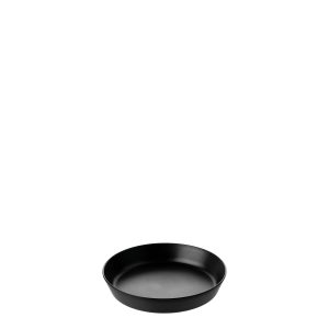 COU COU Dual Colour Black & Black Flat Round Bowl