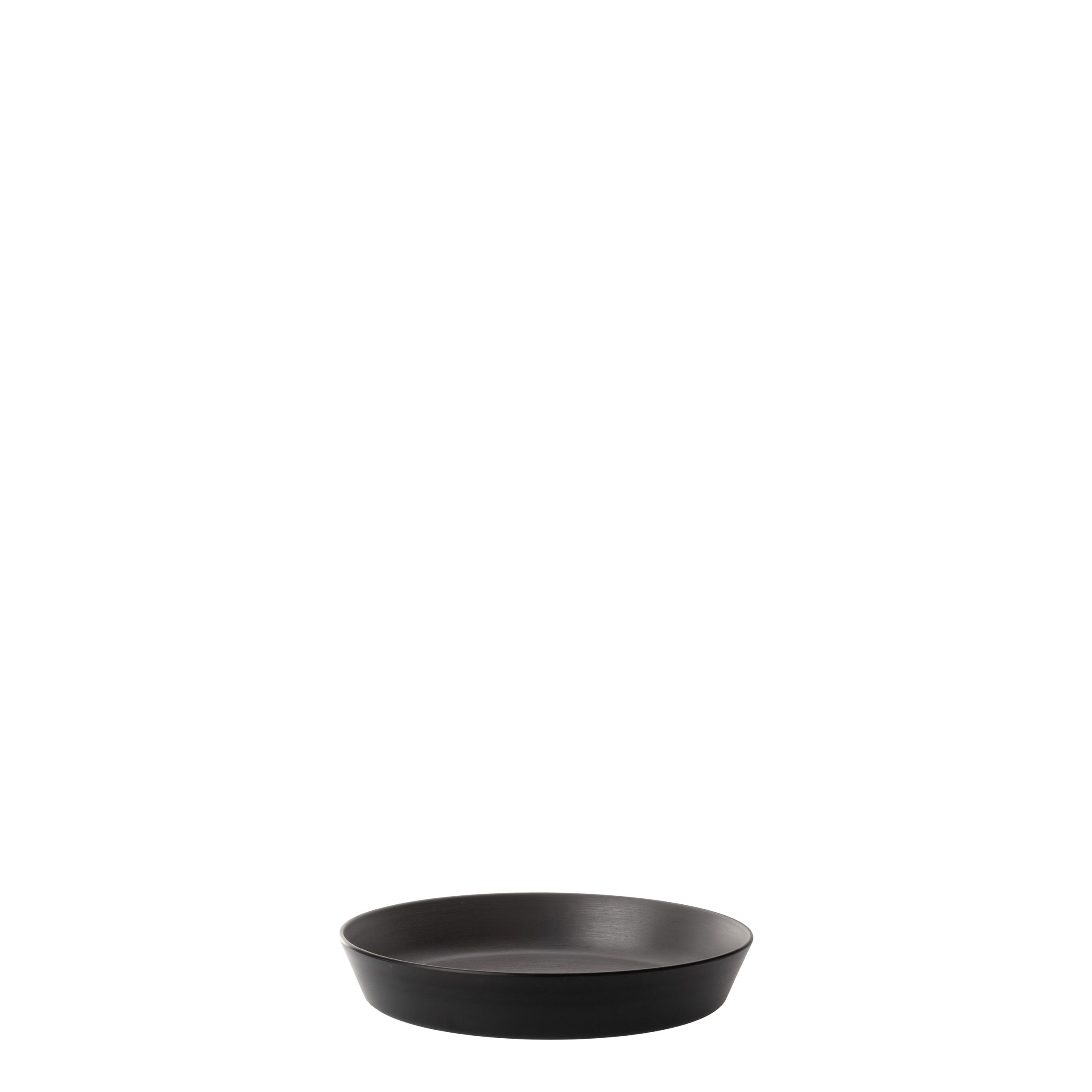 COU COU Dual Colour Grey & Black Flat Round Bowl
