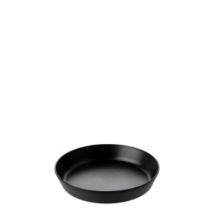 COU COU Dual Colour Black & Black Flat Round Bowl