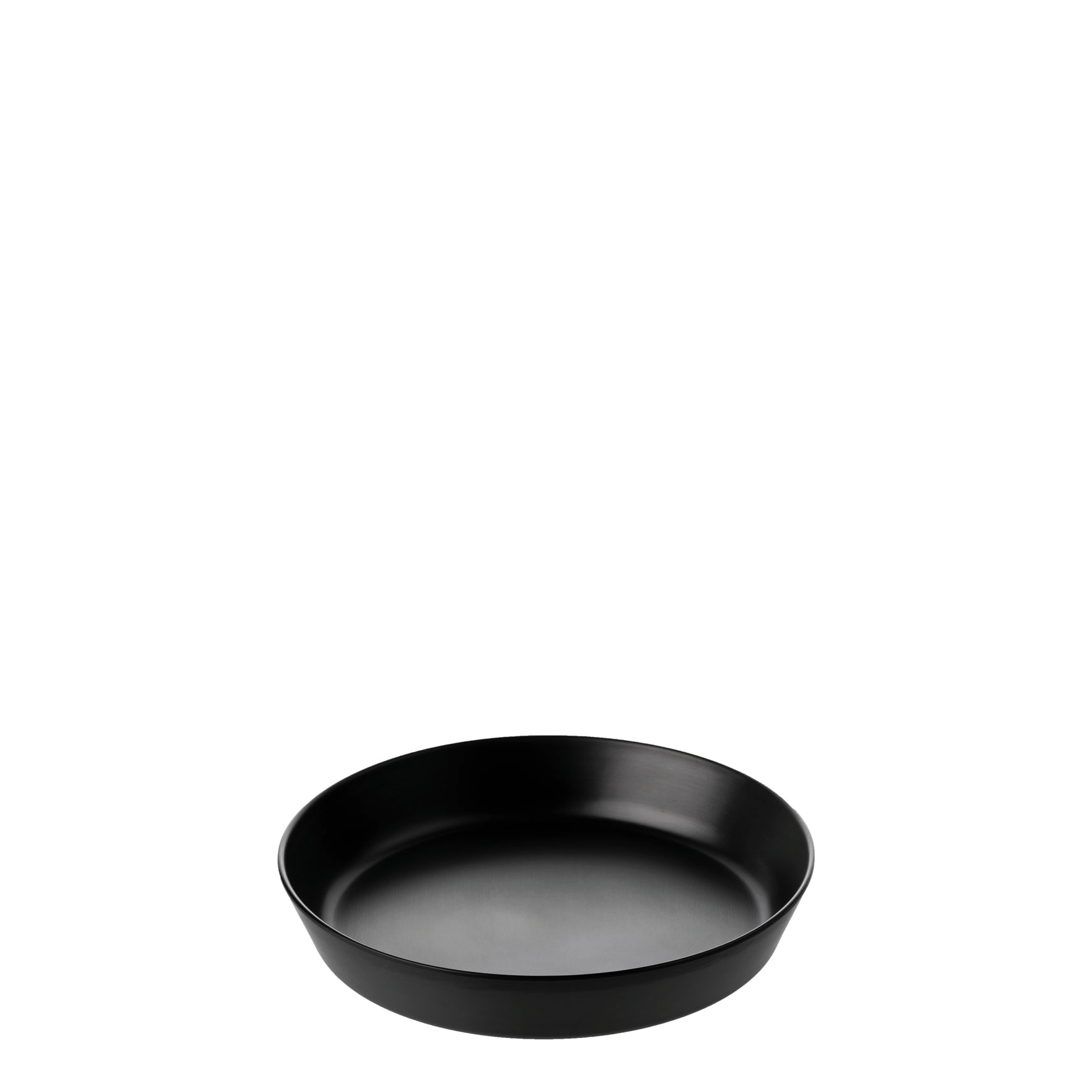 COU COU Dual Colour Black & Black Flat Round Bowl