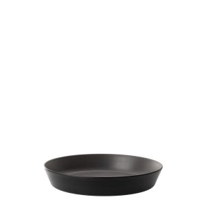 COU COU Dual Colour Grey & Black Flat Round Bowl