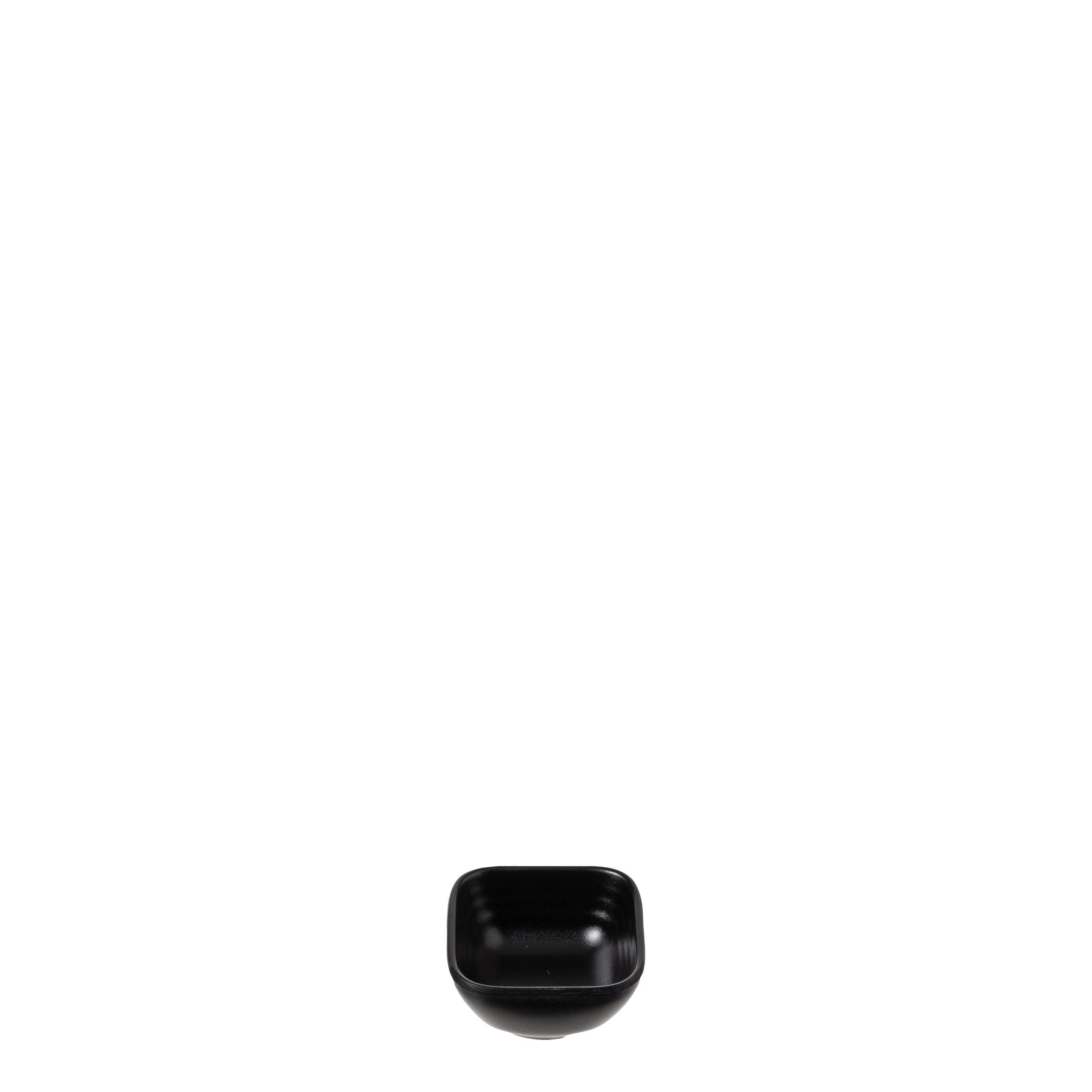 COU COU Matte Black Square Sauce Dish