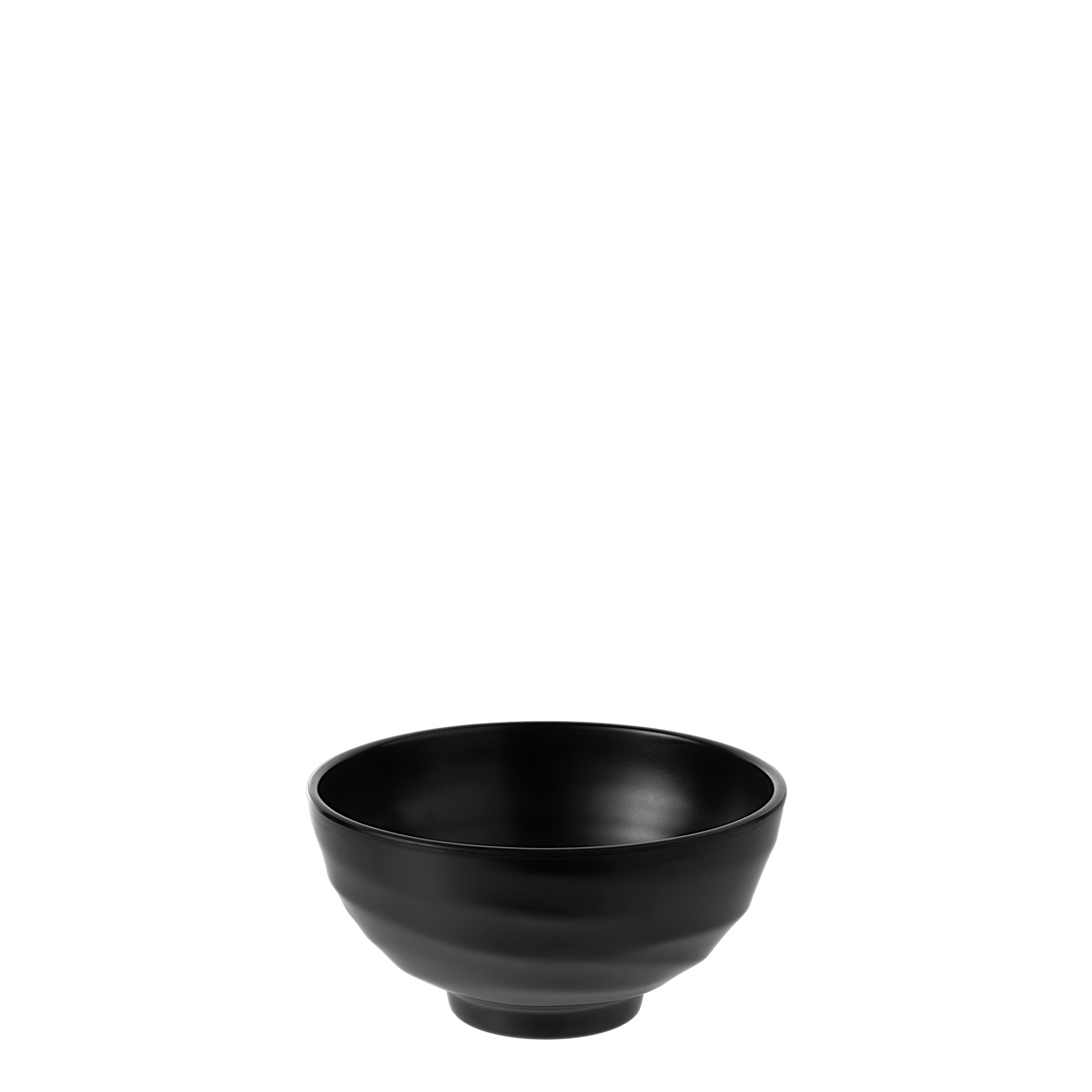 COU COU Matte Black Round Bowl