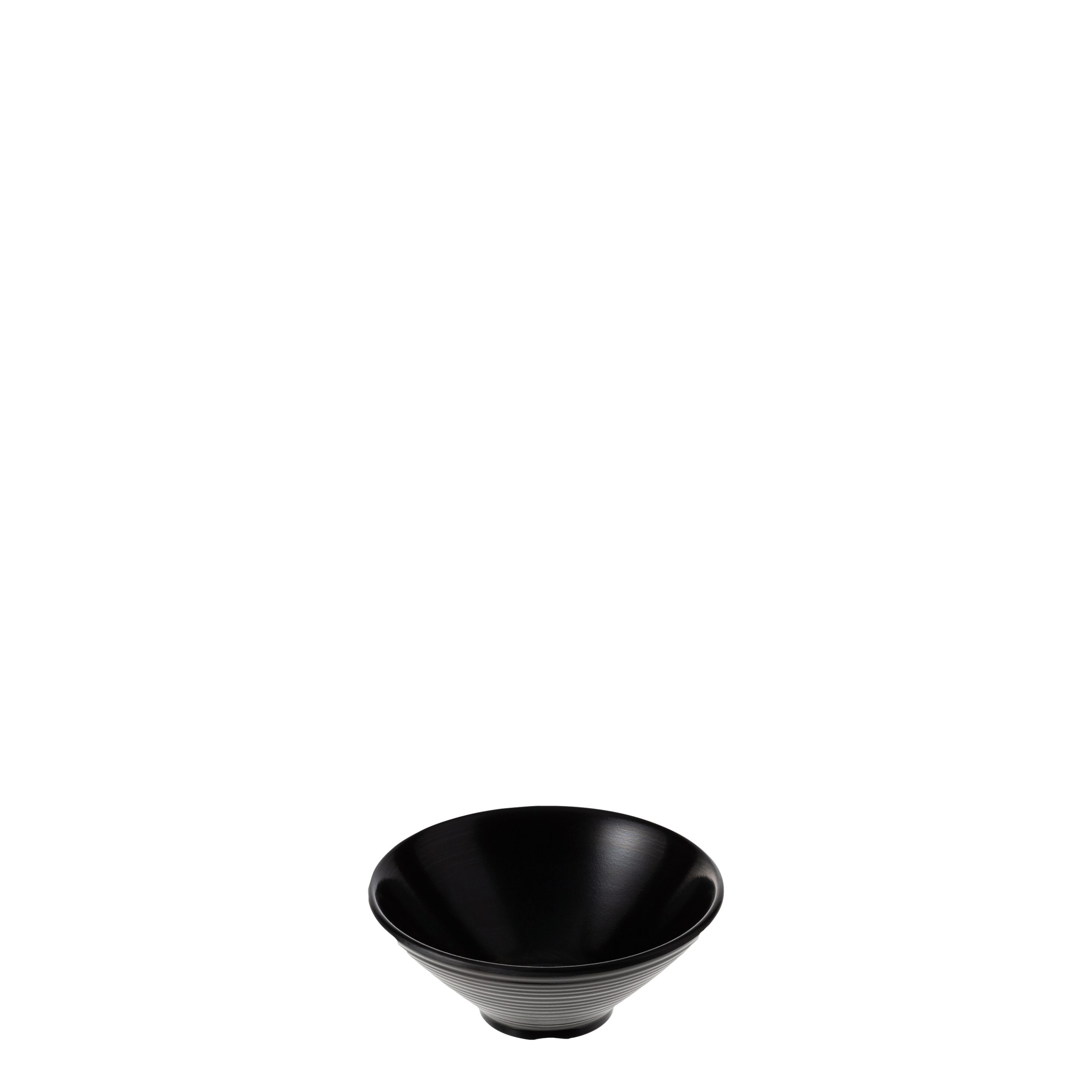 COU COU Matte Black Round Conical Bowl