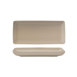 Zuma Sand Ribbed Rectangular Platter