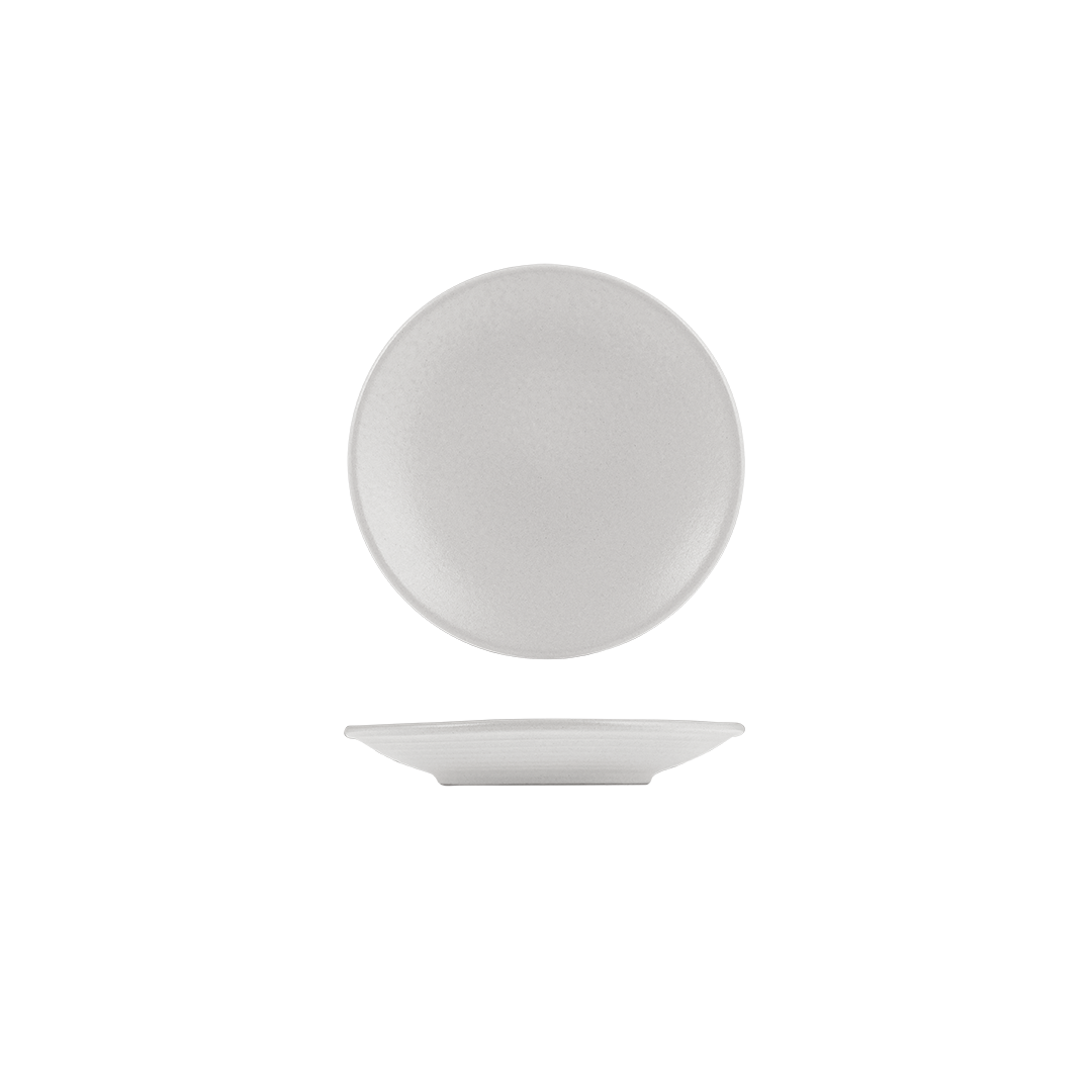 Zuma Pearl Aspen Round Coupe Plate