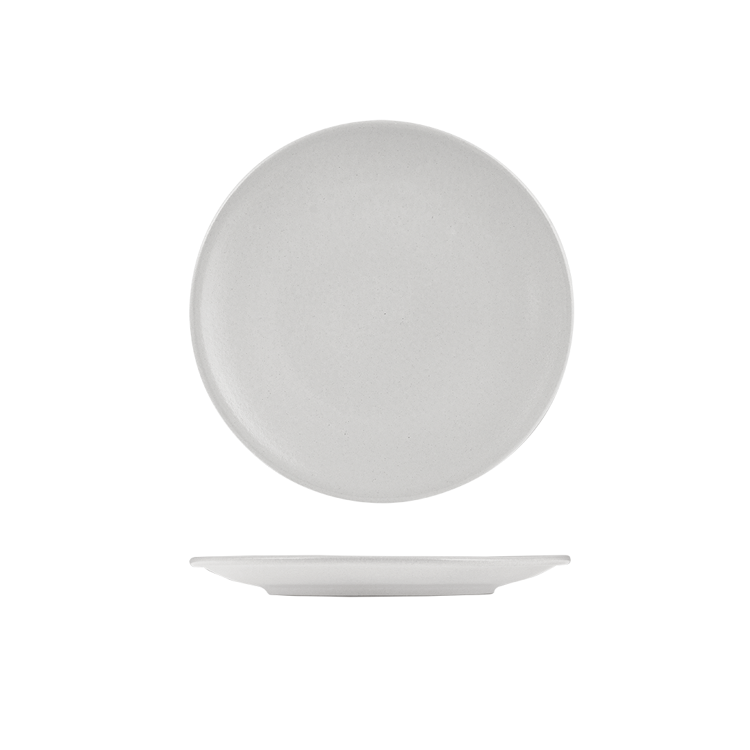 Zuma Pearl Aspen Round Coupe Plate