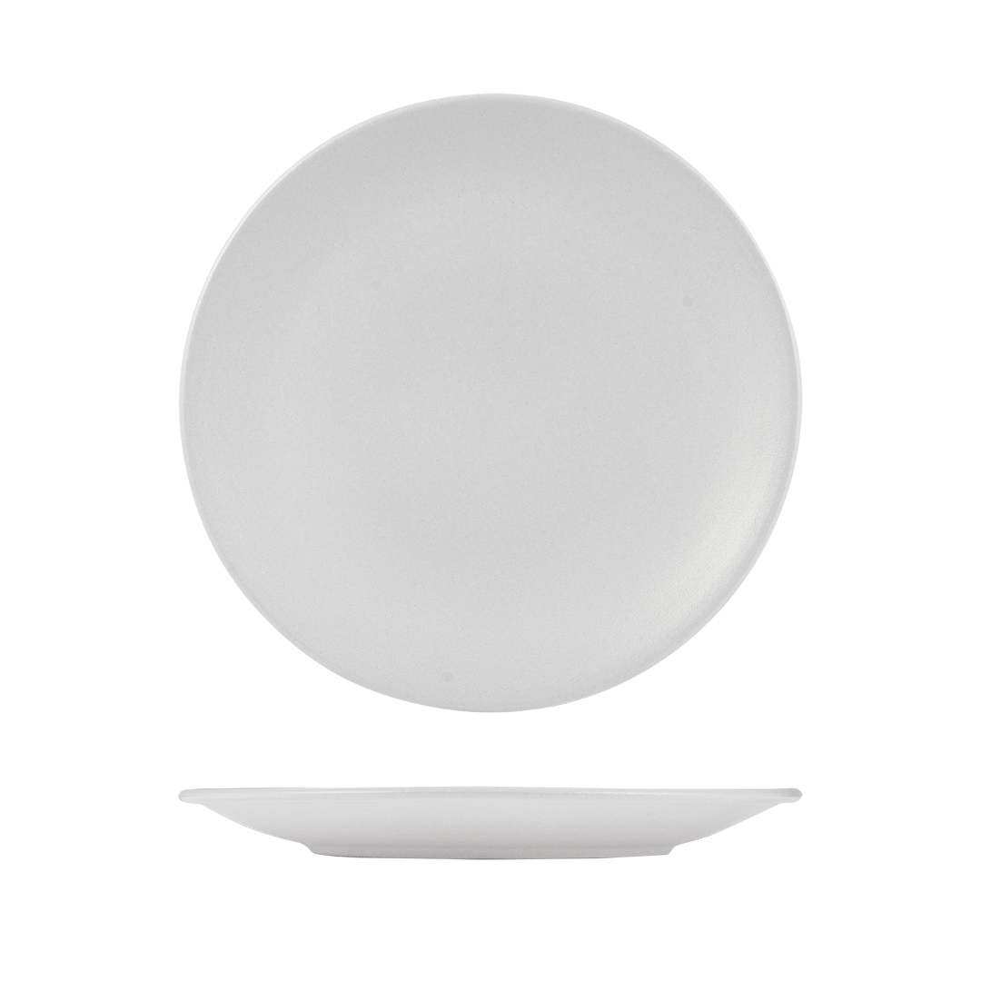 Zuma Pearl Aspen Round Coupe Plate