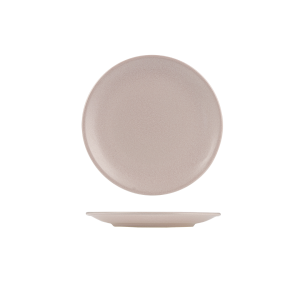 Zuma Pearl Blush Round Coupe Plate