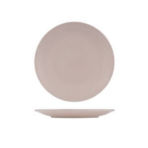 Zuma Pearl Blush Round Coupe Plate