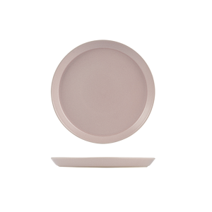 Zuma Pearl Blush Round Tapered Plate