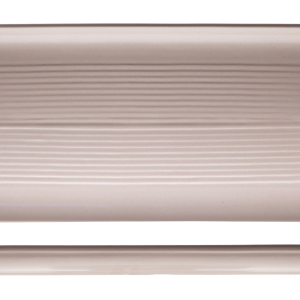 Zuma Pearl Blush Ribbed Rectangular Platter