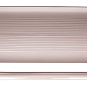 Zuma Pearl Blush Ribbed Rectangular Platter