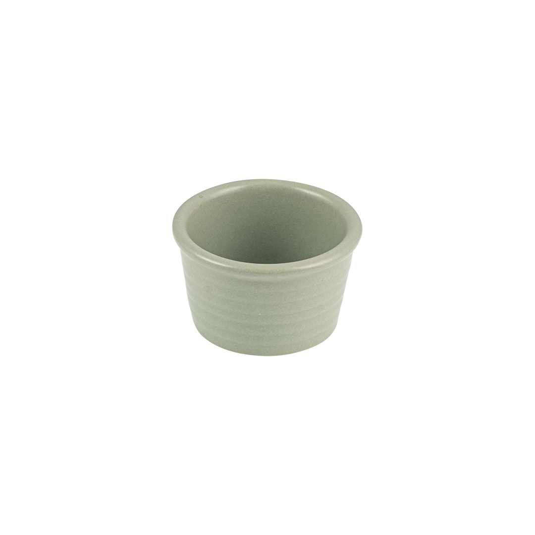 Zuma Pearl Pistachio Ribbed Ramekin
