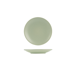 Zuma Pearl Pistachio Round Coupe Plate