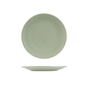 Zuma Pearl Pistachio Round Coupe Plate