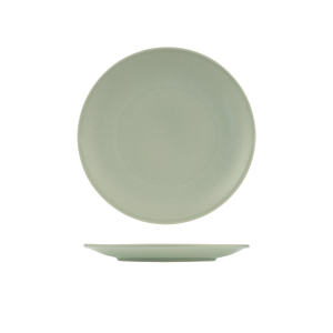 Zuma Pearl Pistachio Round Coupe Plate