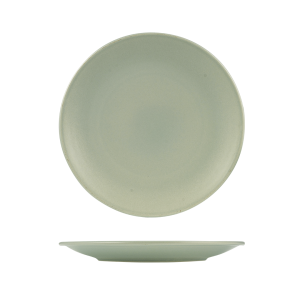 Zuma Pearl Pistachio Round Coupe Plate