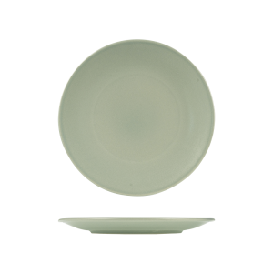 Zuma Pearl Pistachio Round Coupe Plate