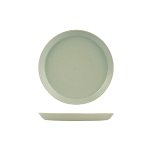 Zuma Pearl Pistachio Round Tapered Plate