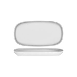 Frosted Steel Rectangular Coupe Platter 350x186x20mm
