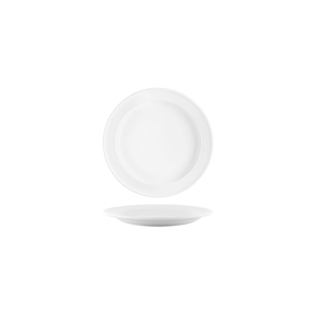 Vitroceram Round Plate Rolled Edge 165mm