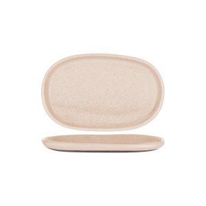Naturals Sierra Beige Oval Coupe Plate 315x200mm