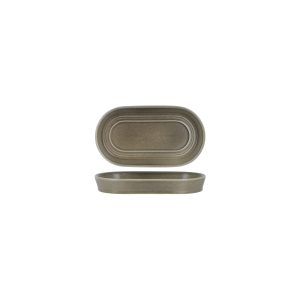 Urban Loft Frost Grey Oval Serve Platter 180x100mm