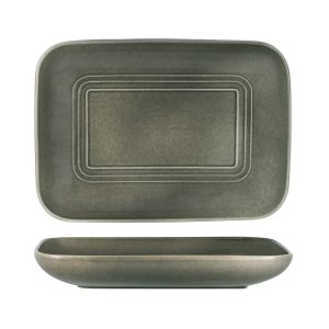 Urban Loft Frost Grey Rectangular Server 365x270mm